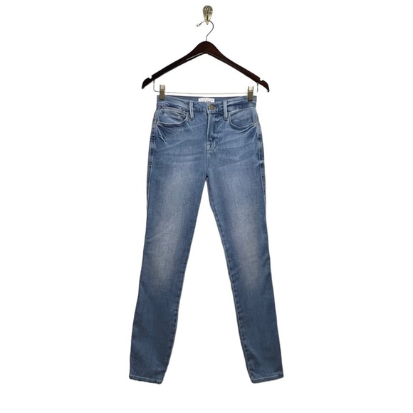 FRAME Le High Skinny Double Needle Jeans Tropic 25 - Picture 6 of 13